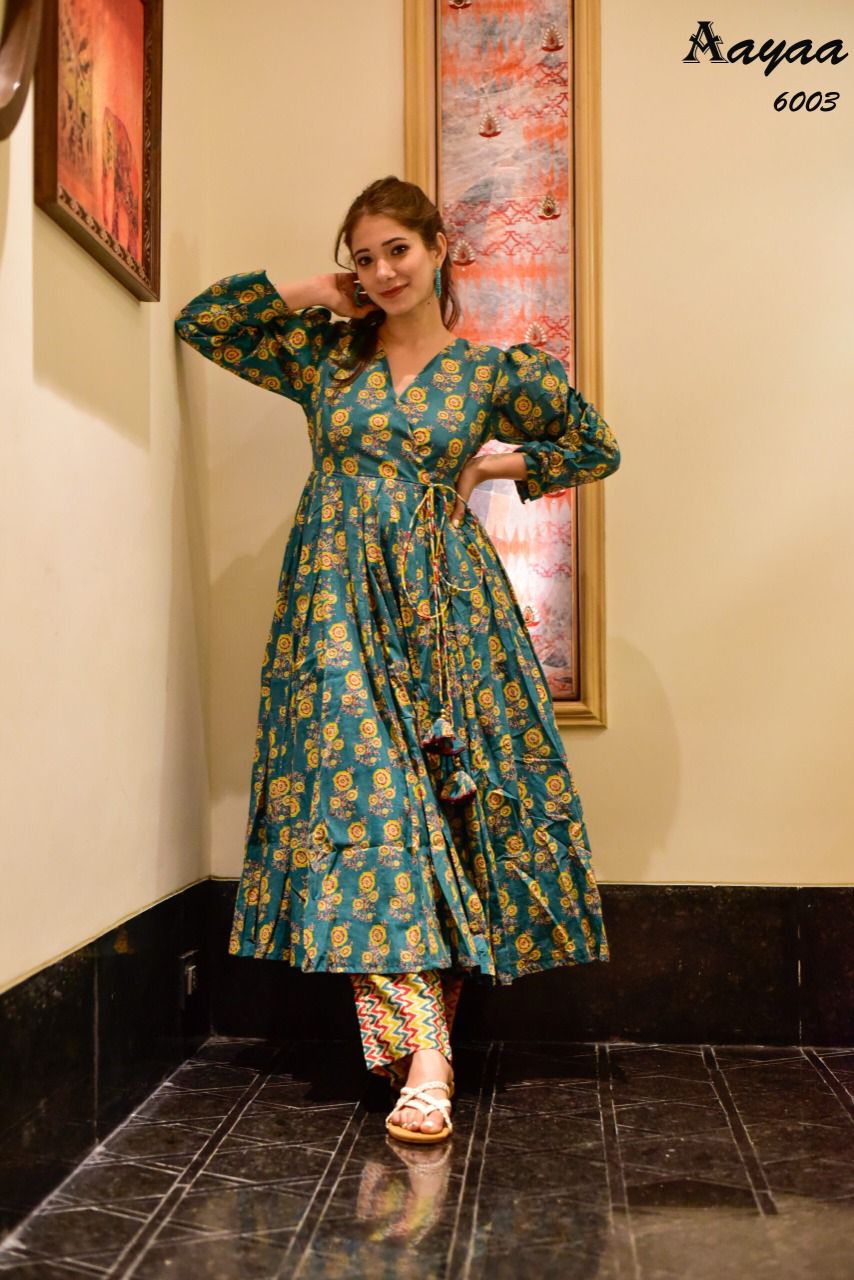 Aayaa Vol 6 By Aayaa Cotton Silk Top With Bottom Wholesale In India